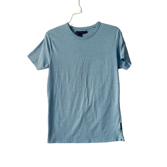 Women's Small French Connection Pale Blue Cotton t-shirt - Picture 4 of 7
